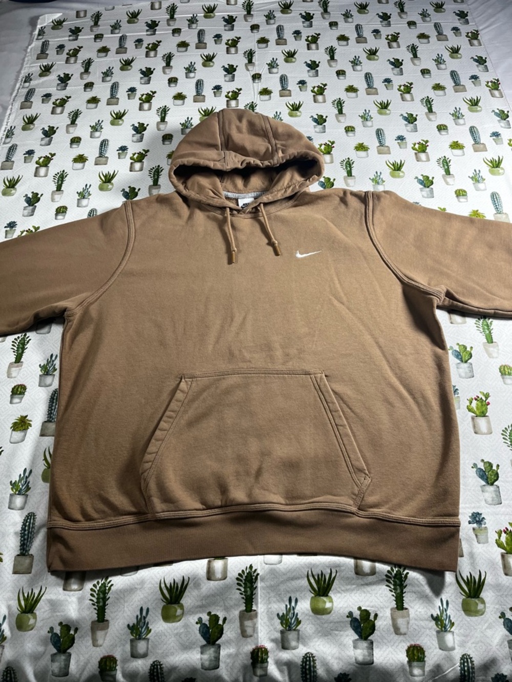 Nike Sportswear Club Fleece Pullover Hoodie Men’s 2XL Dark Driftwood/Light Brown